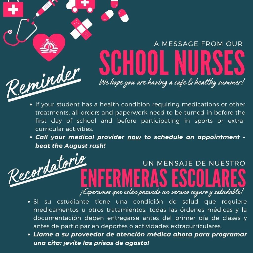 School Nurse Message