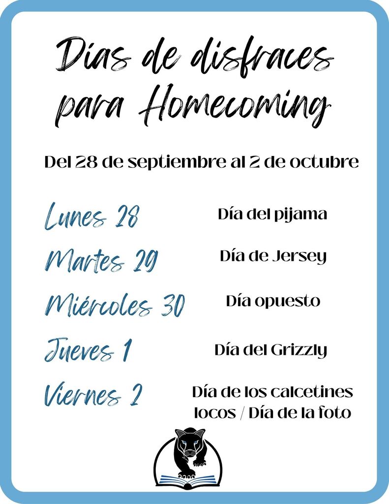 Dias de disfraces para Homecoming