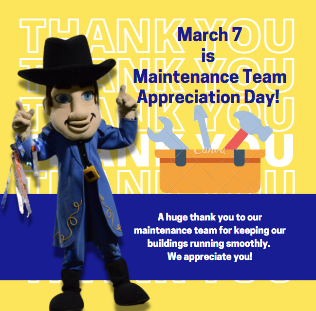 Maintenance Team Appreciation Day - March 7