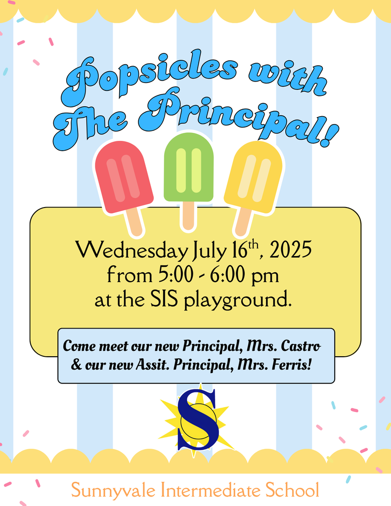 Popsicles with the Principal!