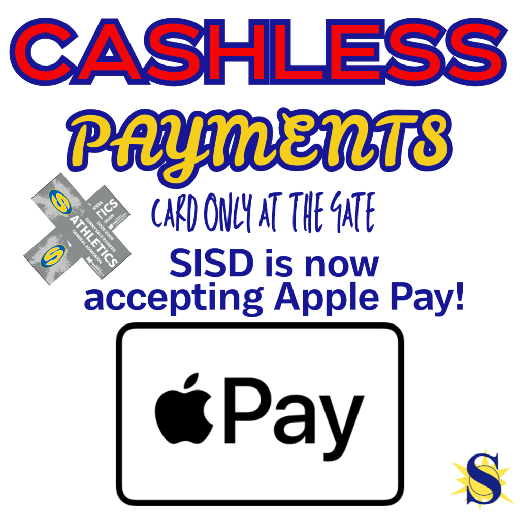 SISD Now accepting Apple Pay