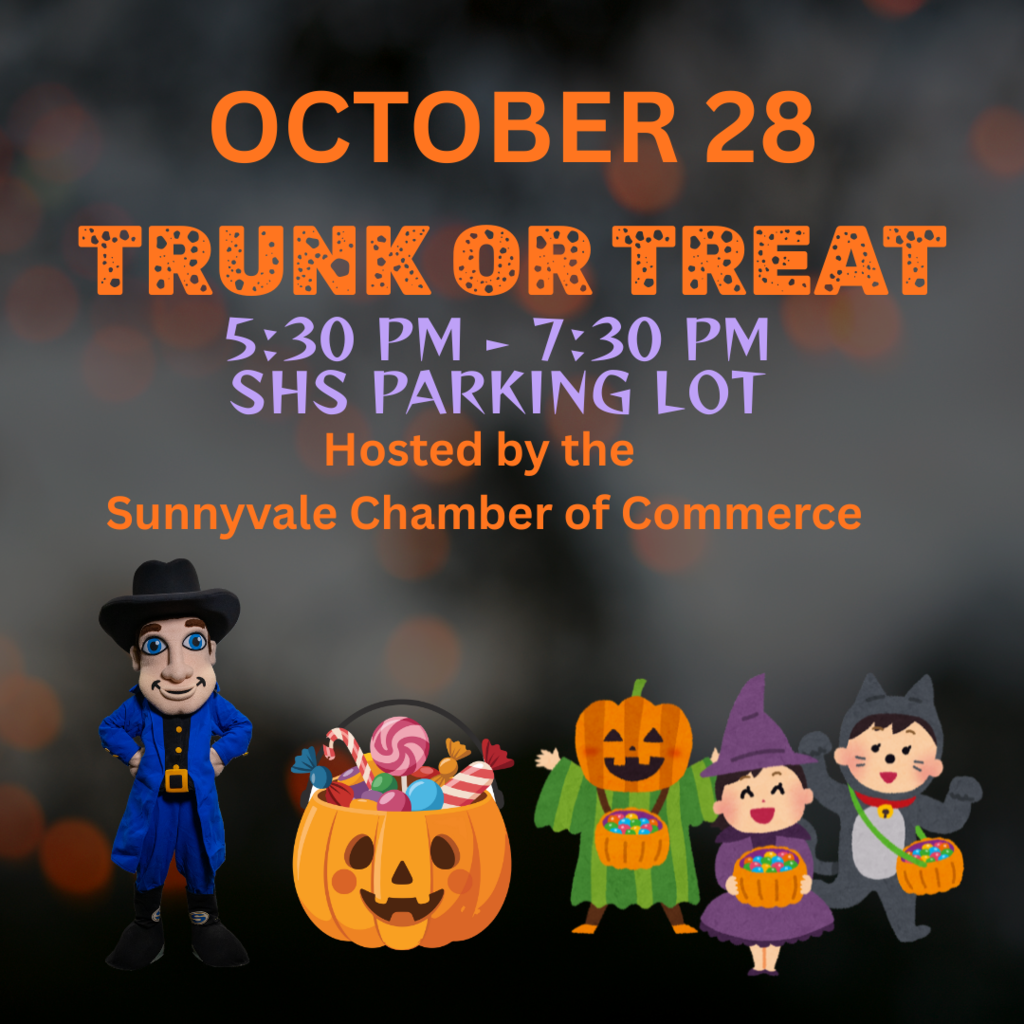 Chamber of Commerce Trunk or Treat at SHS - Oct. 28