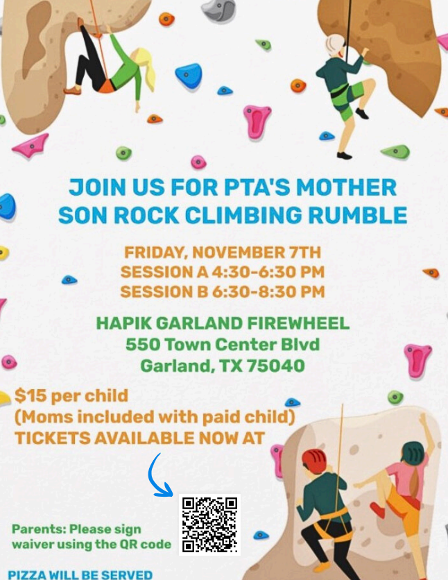 Mother Son Rock Climbing