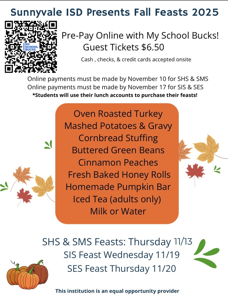 Fall Feast Menu
