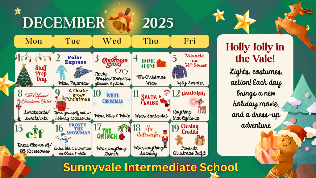 2025 Christmas Calendar