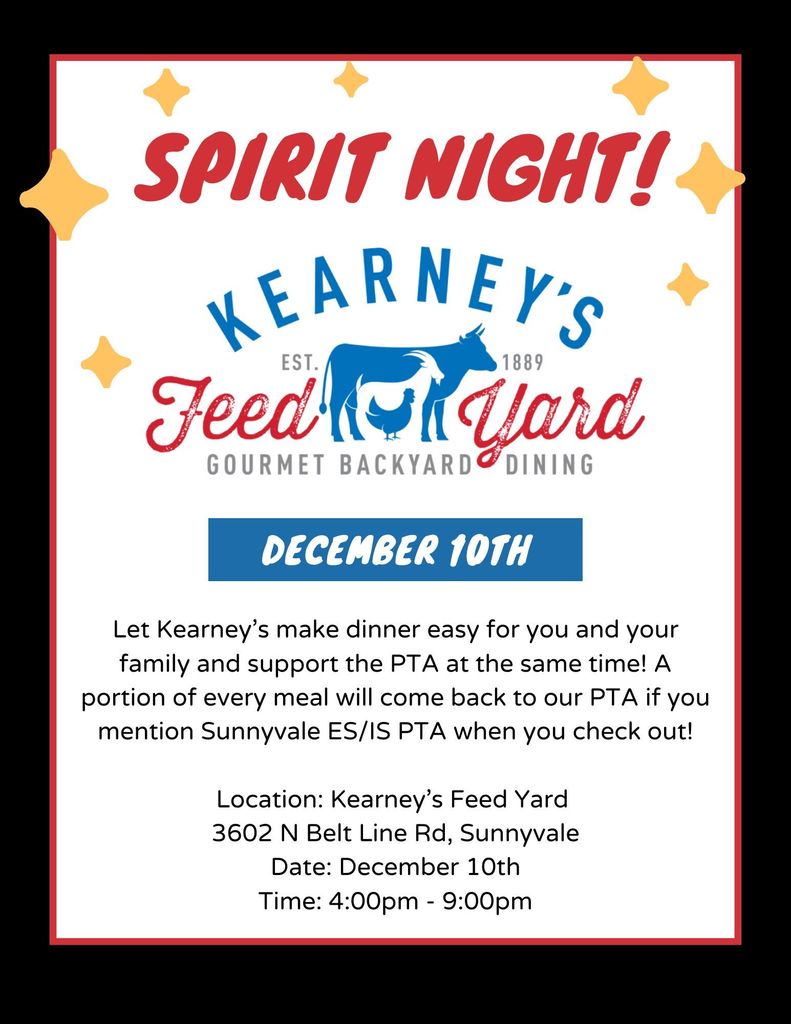 PTA Spirit Night