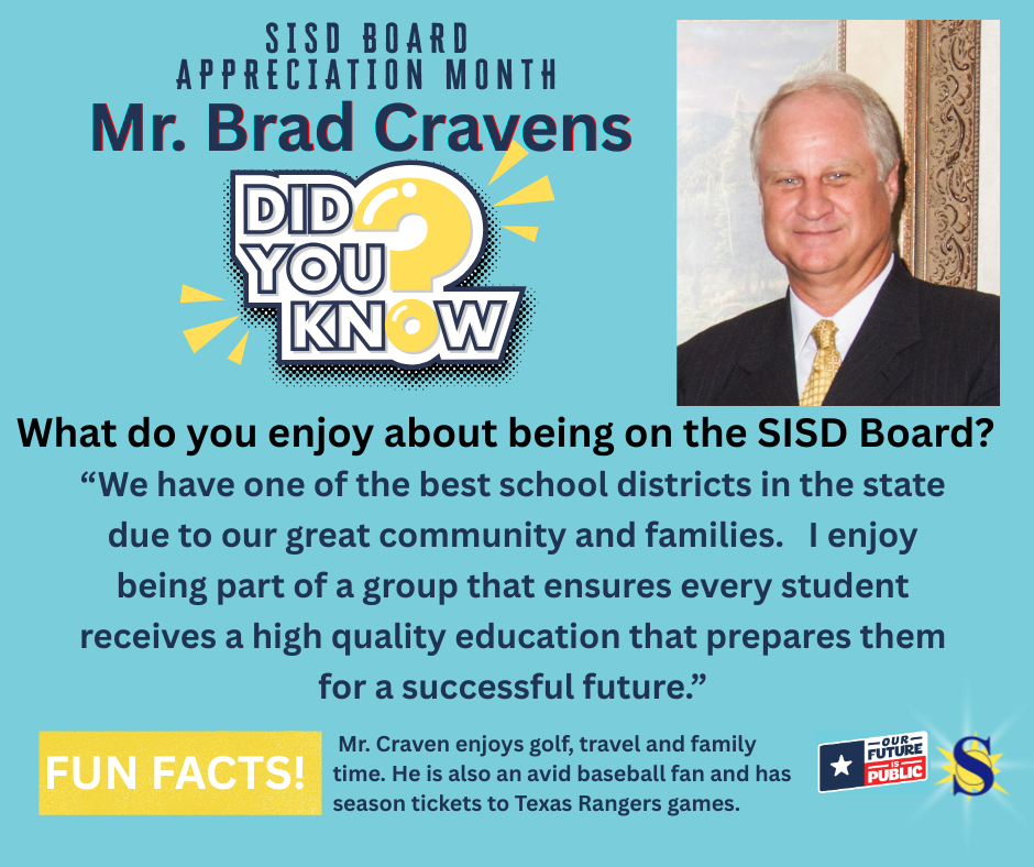 SISD Board President Brad Cravens