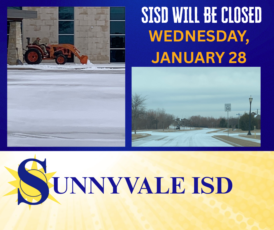 SISD Campuses & Offices Closed - Wednesday, January 28, 2026