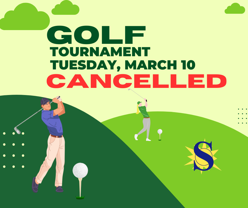 Golf - March 10 - cancelled