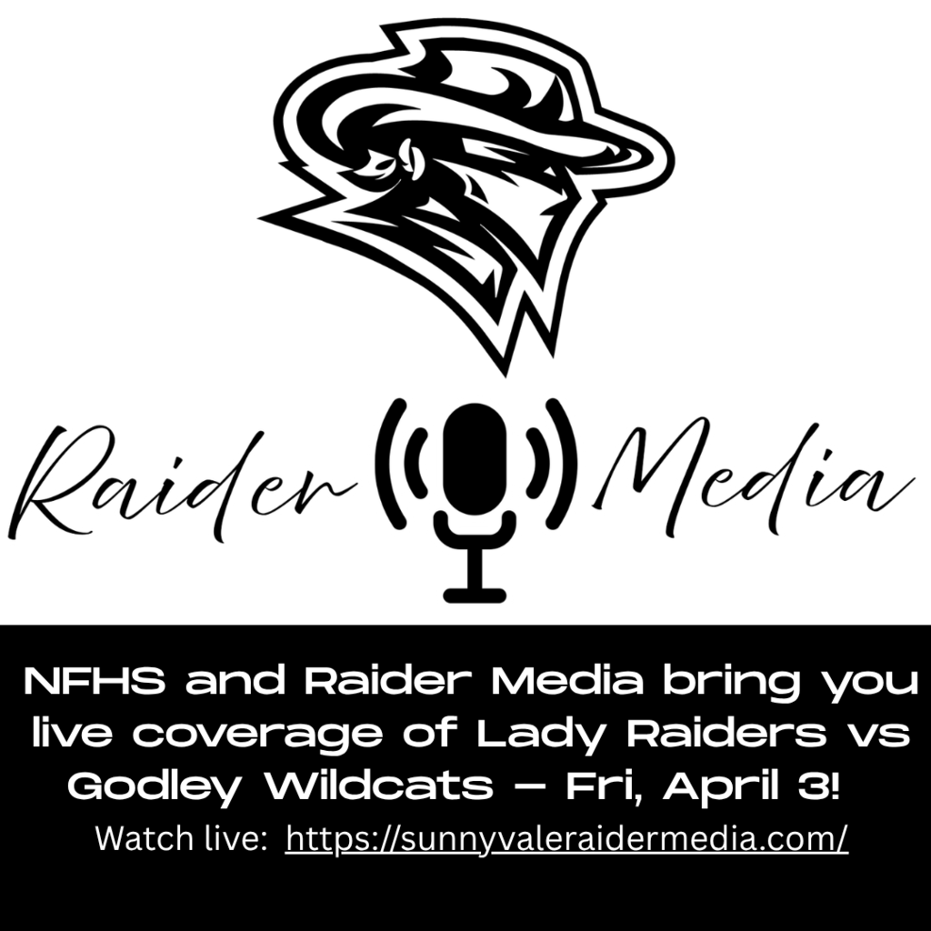 Raider Media Live Coverage -  Lady Raider Soccer Takes on Godley Wildcats - https://sunnyvaleraidermedia.com/