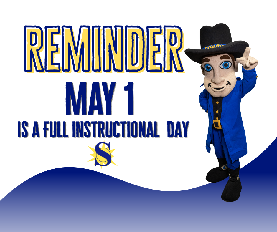 May 1 - Full Instructional Day