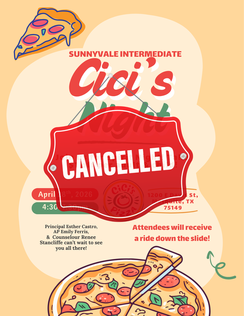 Cici's Night cancelled!