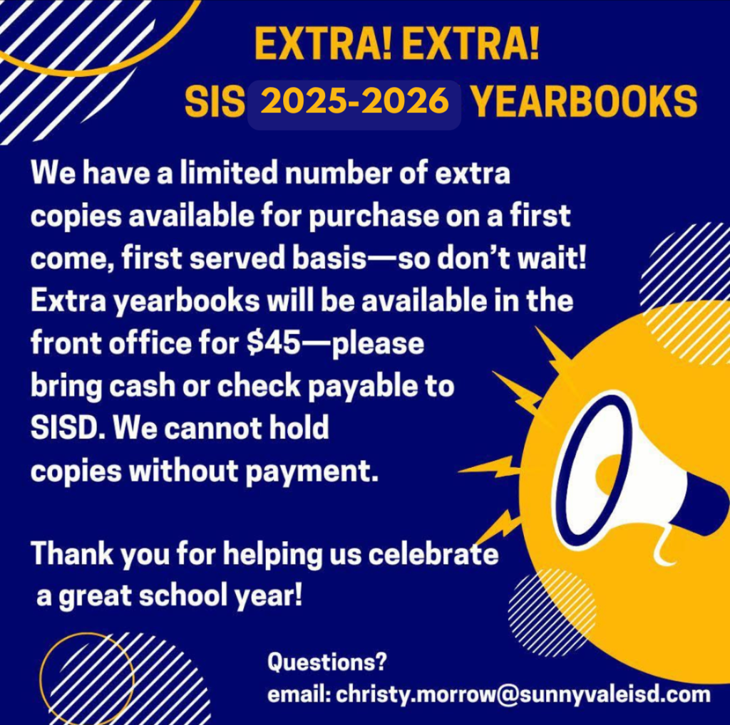 Extra yearbooks!