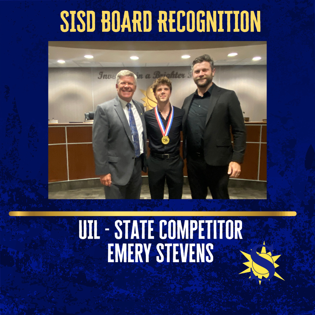 SISD Board Recognition