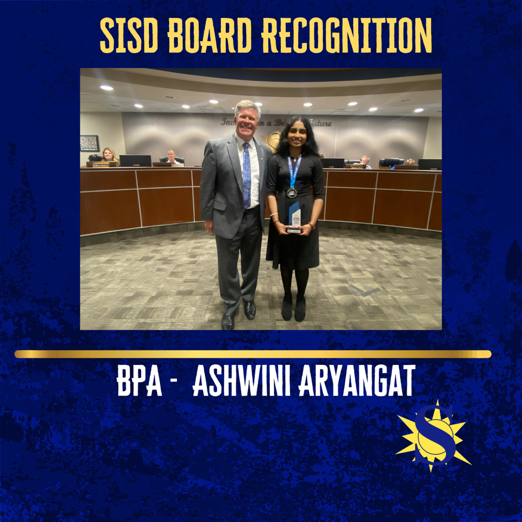 SISD Board Recognition