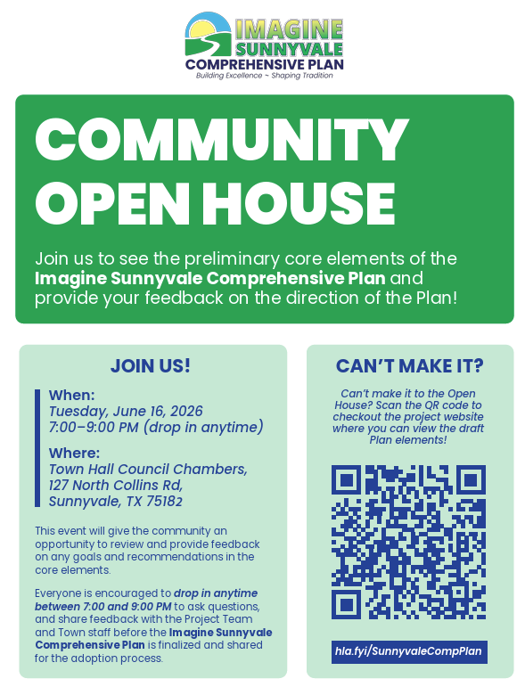 Town of Sunnyvale Community Open House