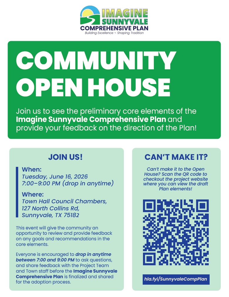 Town of Sunnyvale Community Open House