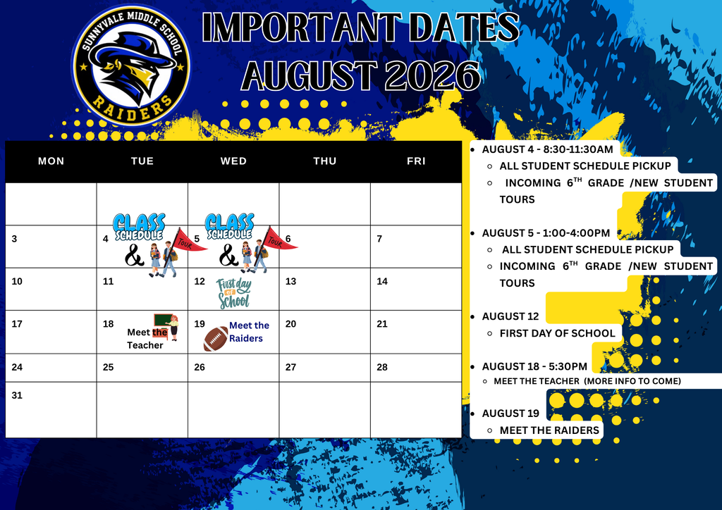 Important Dates