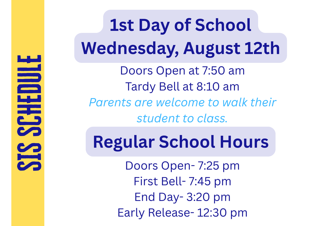 1st Day Hours
