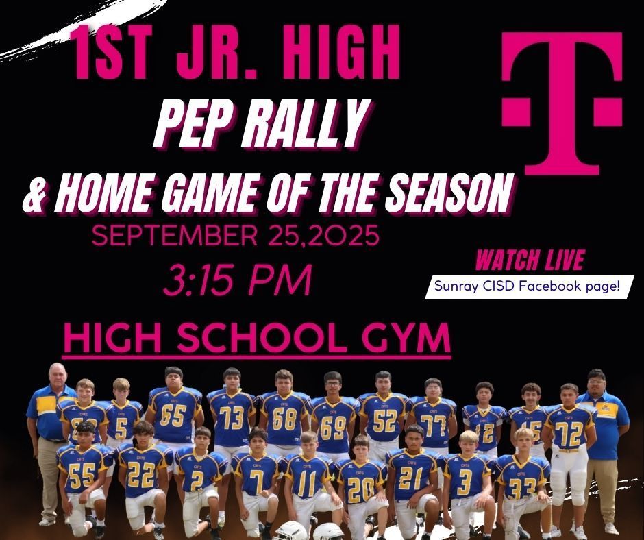 pep rally poster