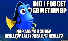 did i forget something?