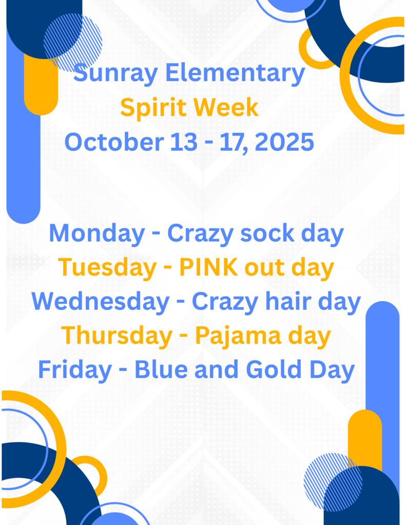 Elementary homecoming dress up days
