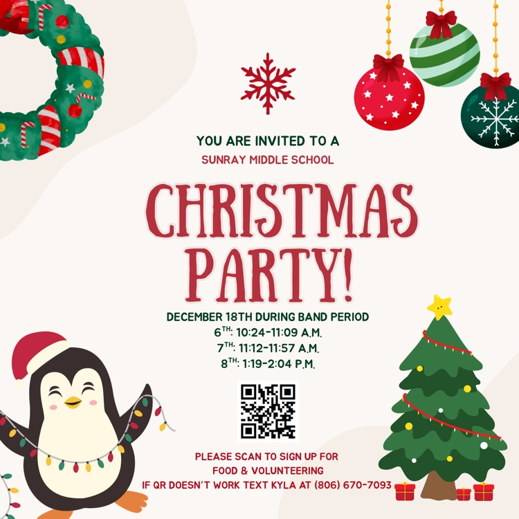 middle school Christmas party