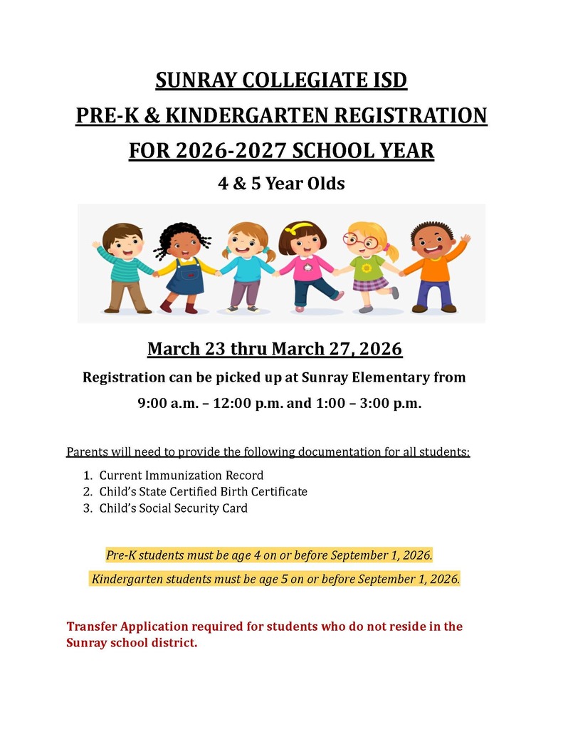 Prek and Kindergarten registration