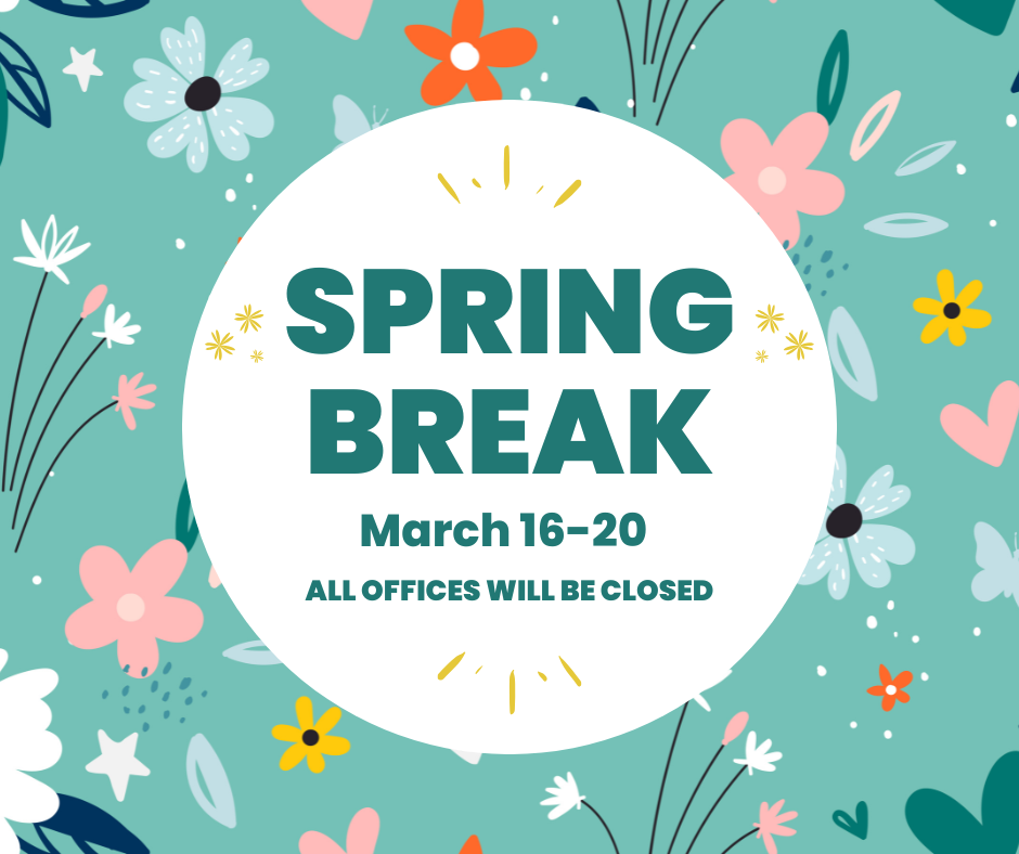 spring break march 16-20