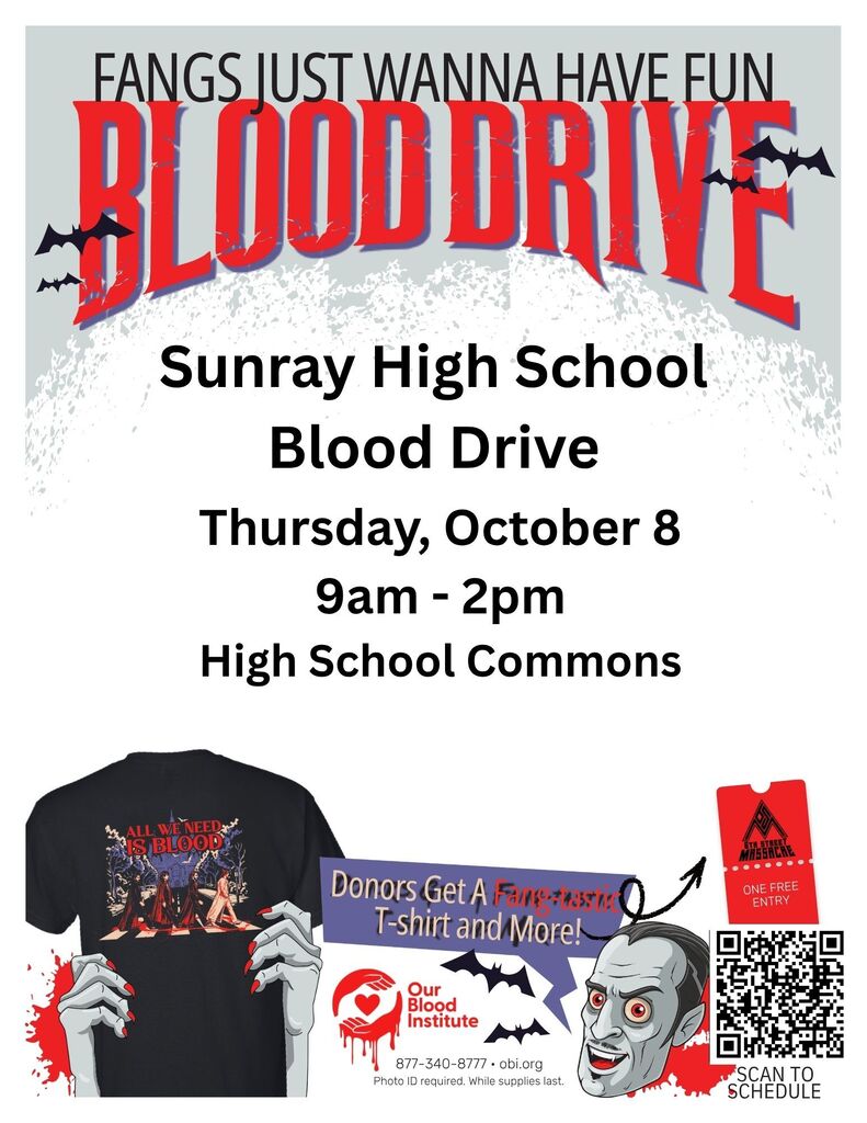 blood drive at sunray high school