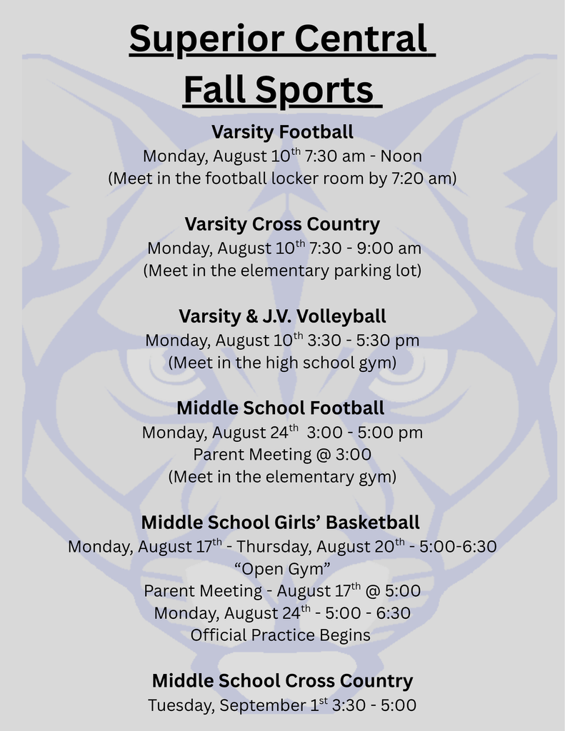 Fall Sports