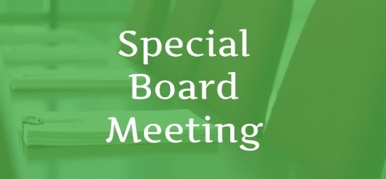 2026 March Special Board Meeting