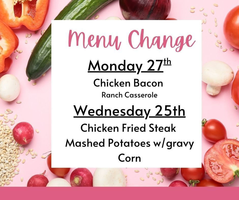 Menu Change