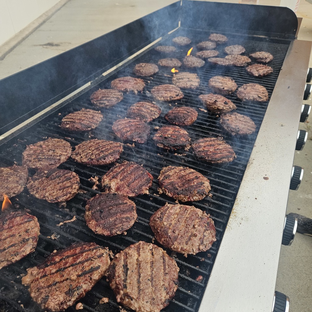 grilled burgers