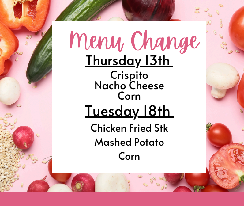 menu change