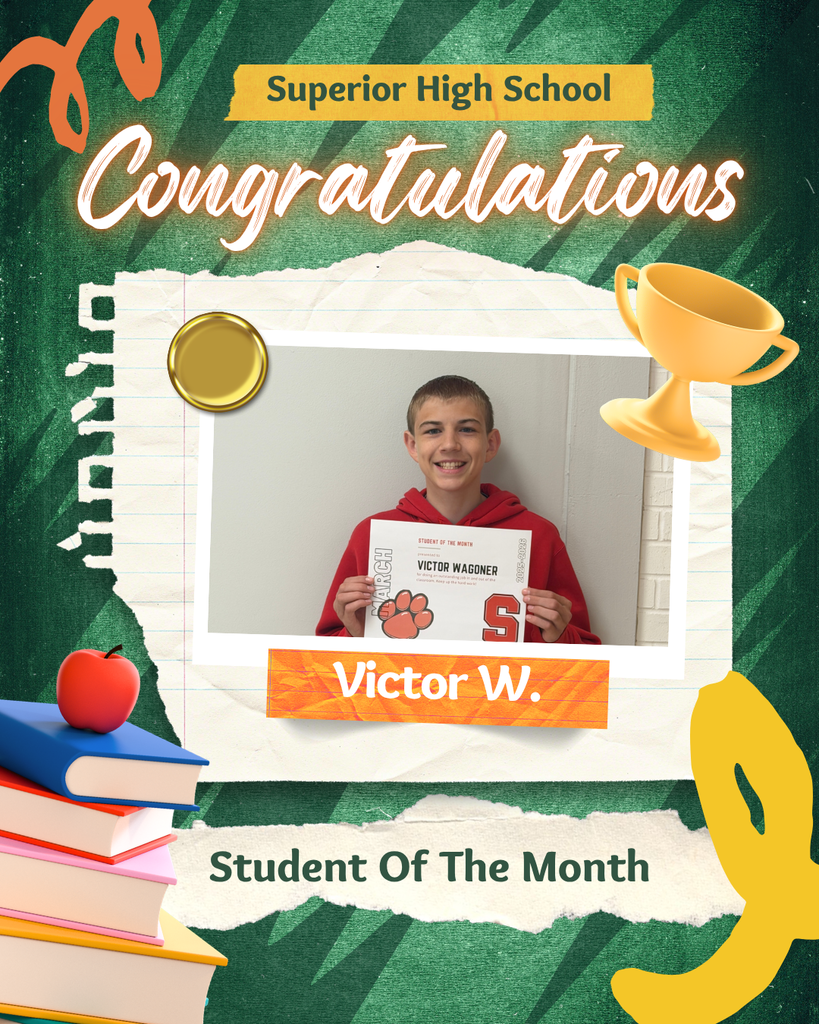 Student of the Month-Victor