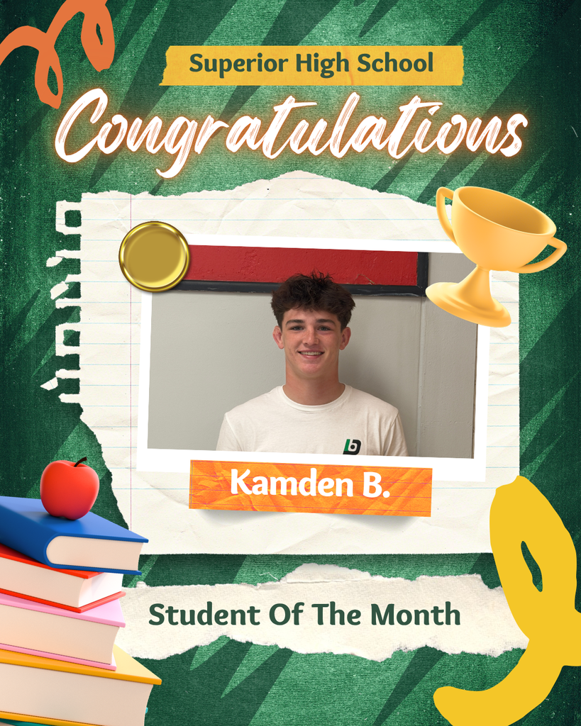 Student of the Month-Kamden