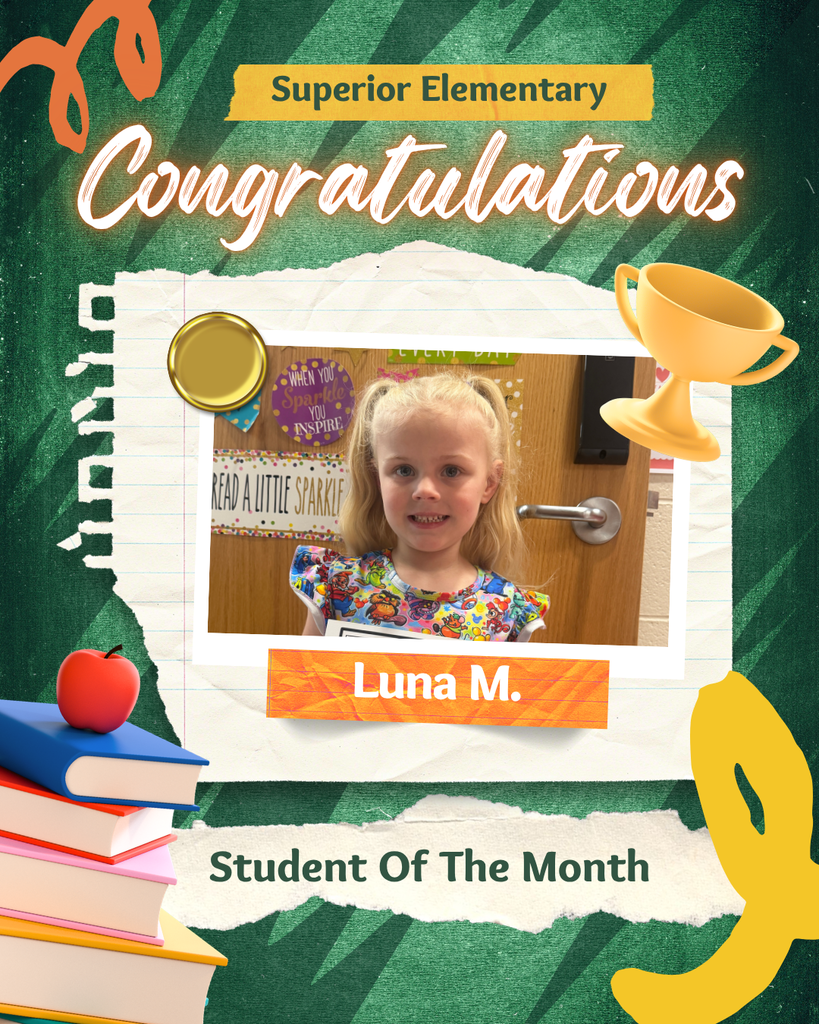 Luna M. student of the month