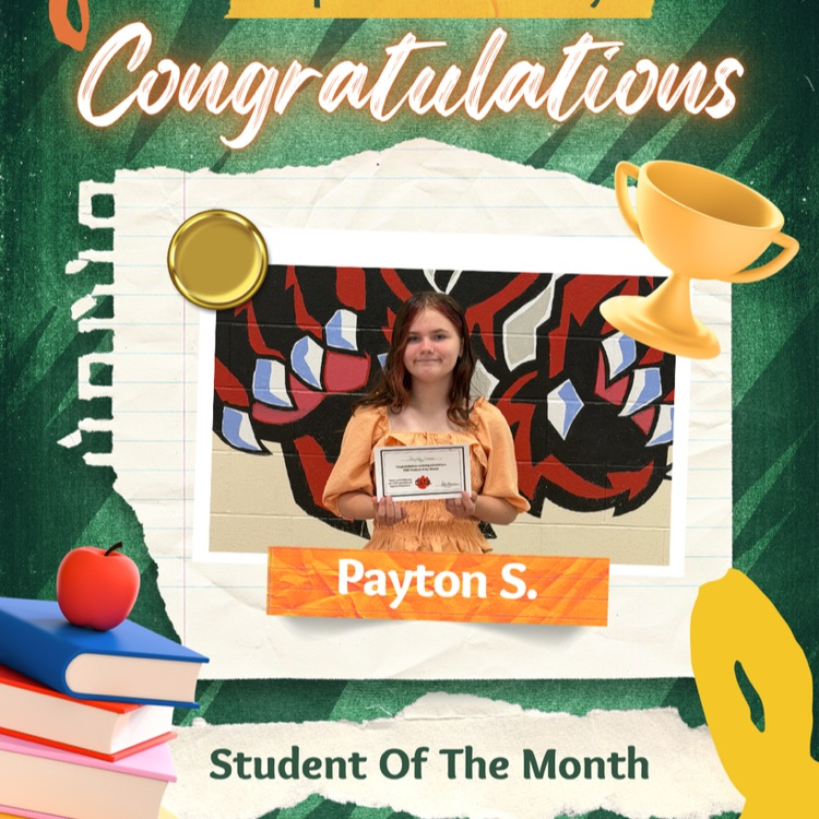 Student of the Month-Payton