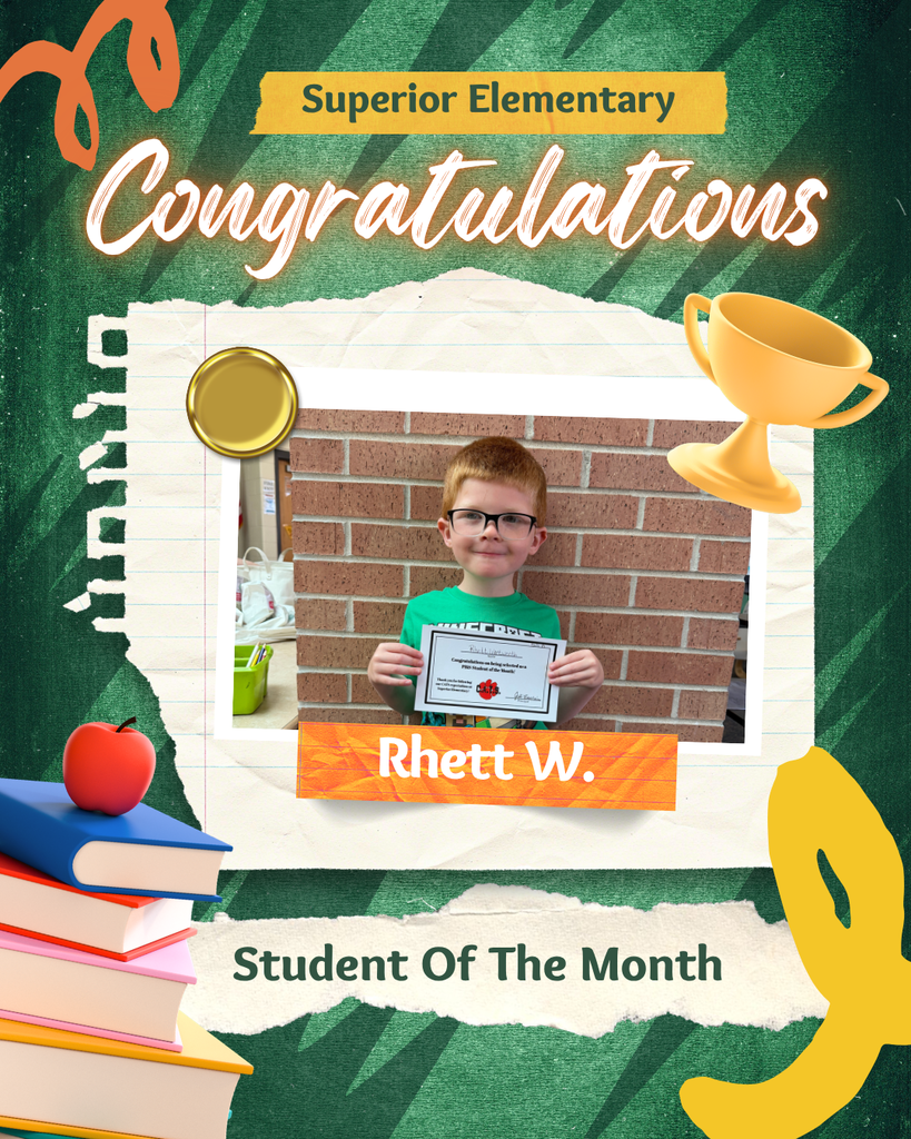 Student of the Month-Rhett
