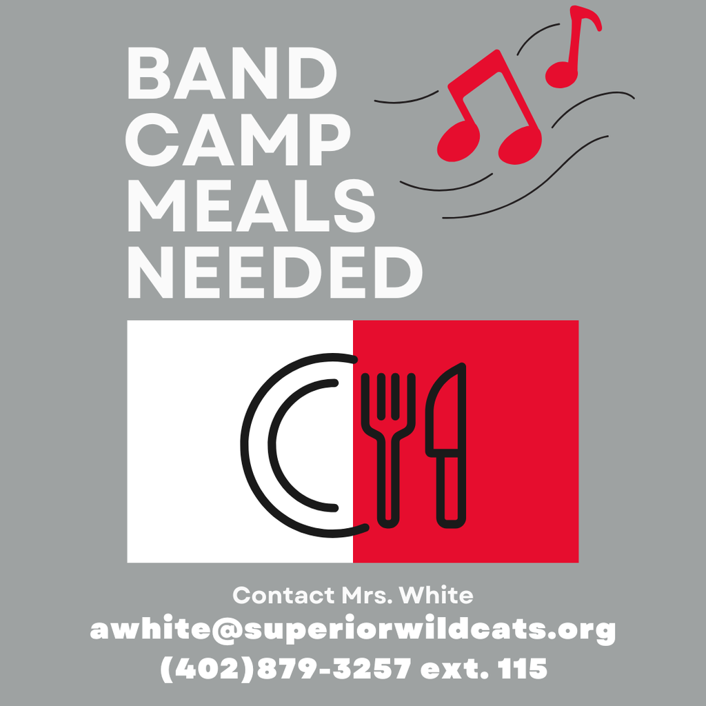 Band Camp Meal Info