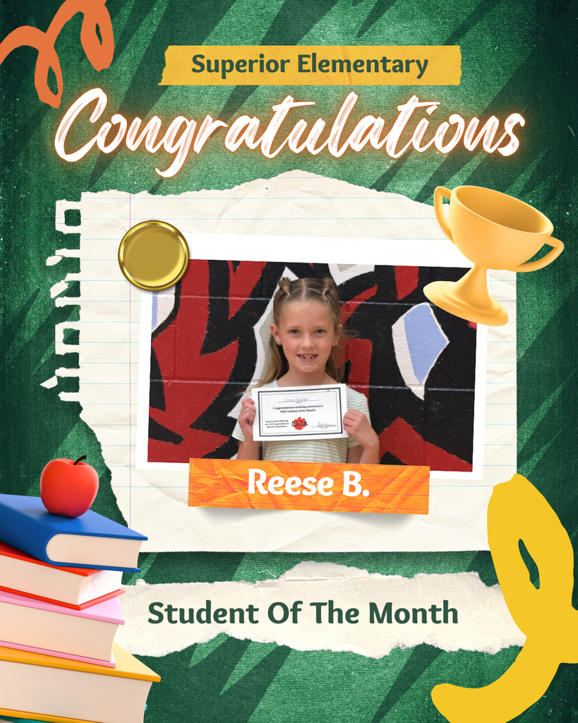 Student of the Month-Reese 