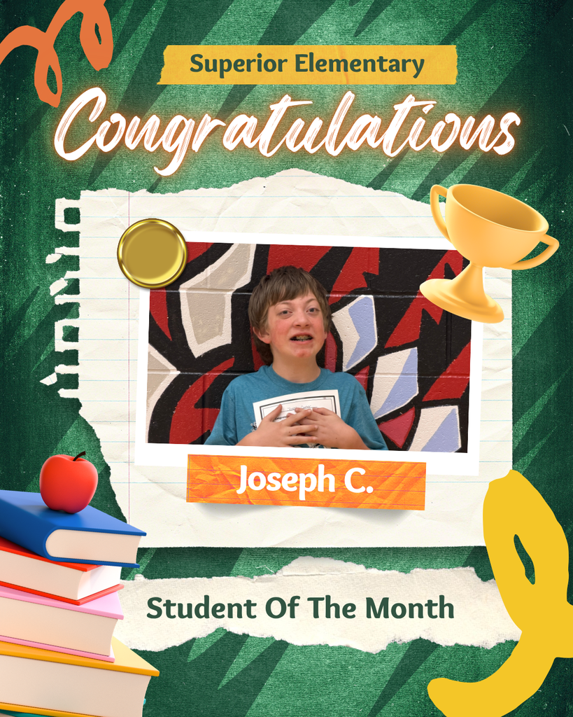Student of the Month-Joseph