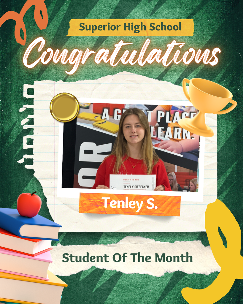 Student of the Month-Tenley