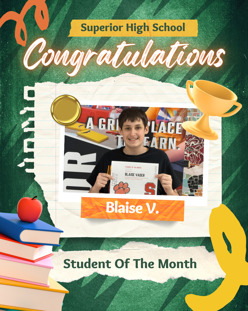 Student of the Month-Blaise