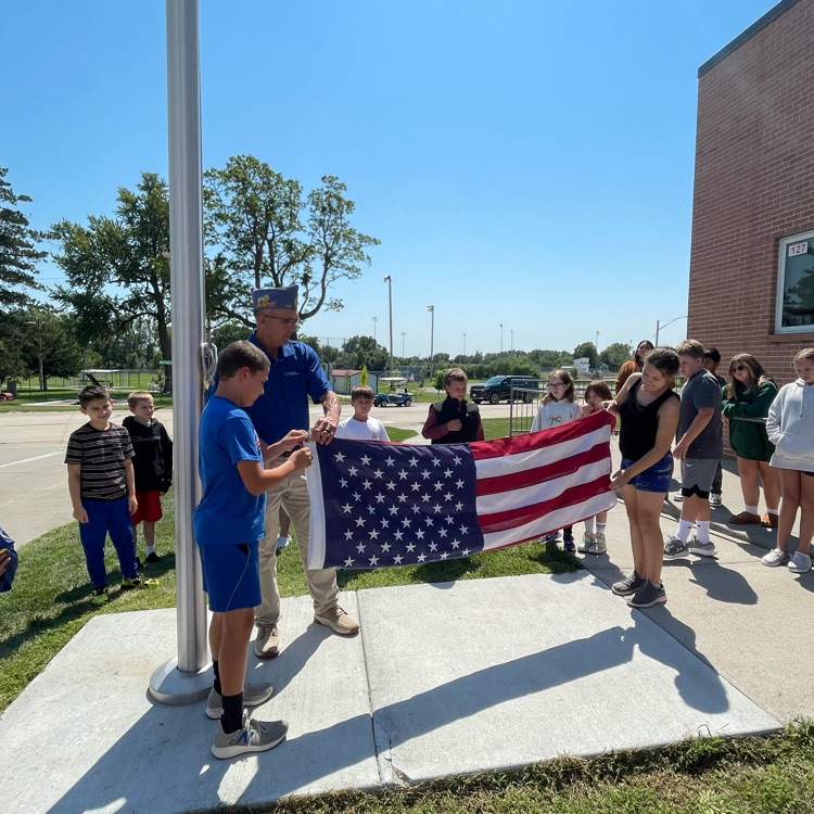 folding the flag 