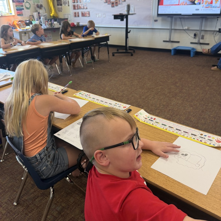 1st grade students 