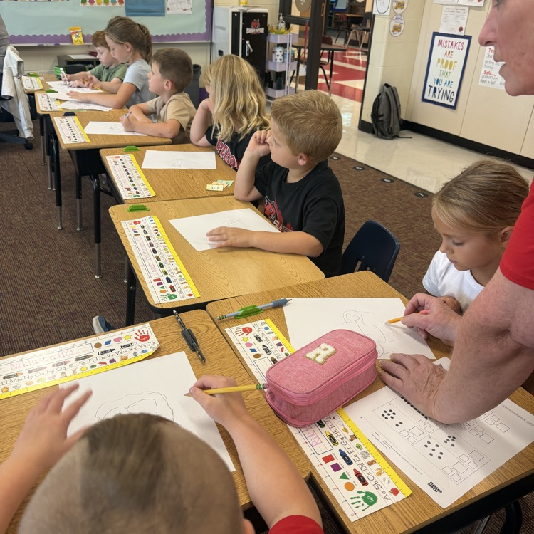 1st grade students 