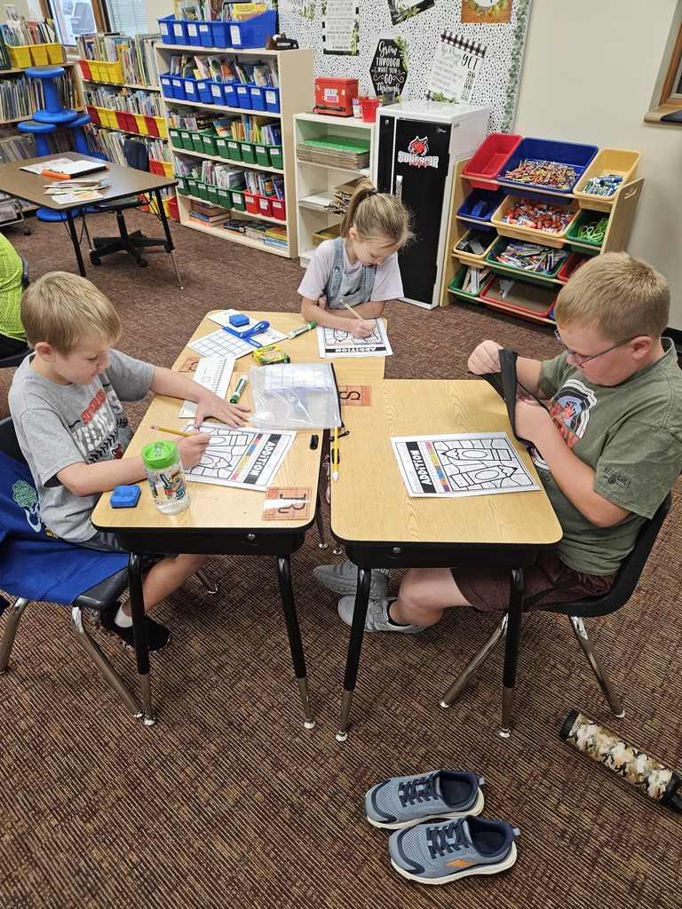working on math