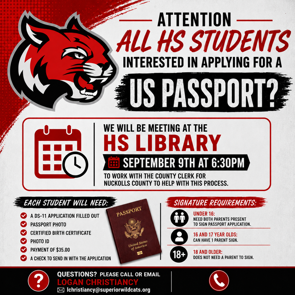 Passport Flyer for parents